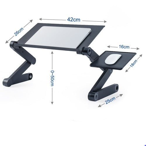 Table pliante pour ordinateur portable en alliage d’aluminium